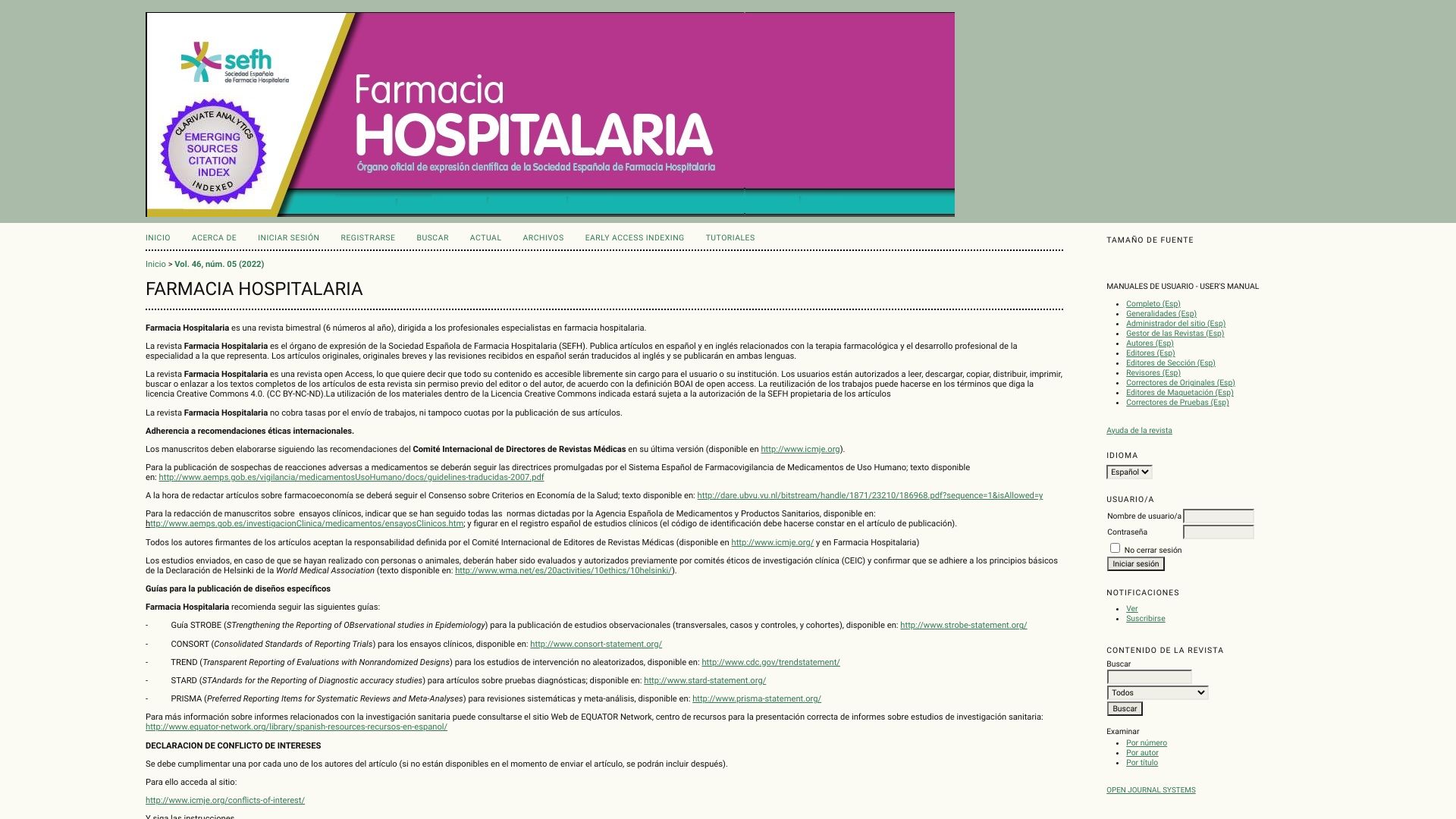 revistafarmaciahospitalaria.sefh.es