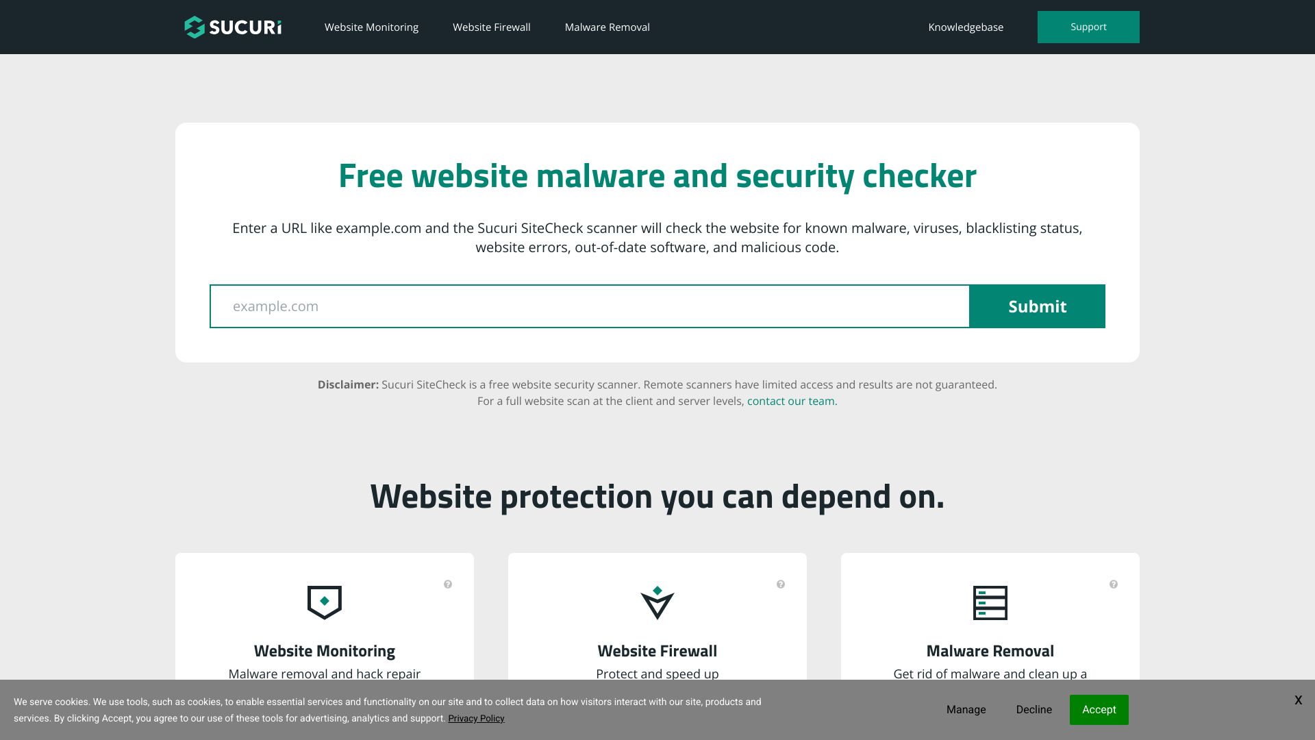 sitecheck.sucuri.net