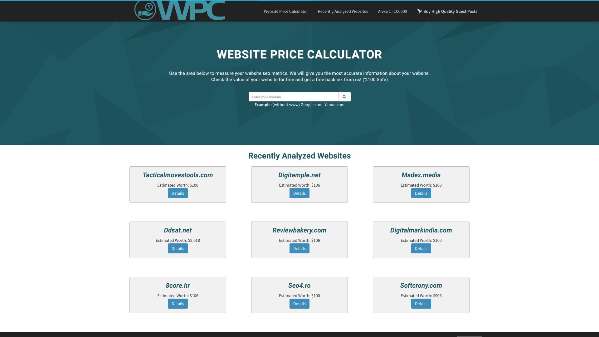 website-price-calculator.info