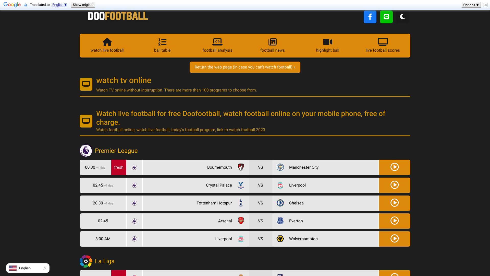 doofootball.tv