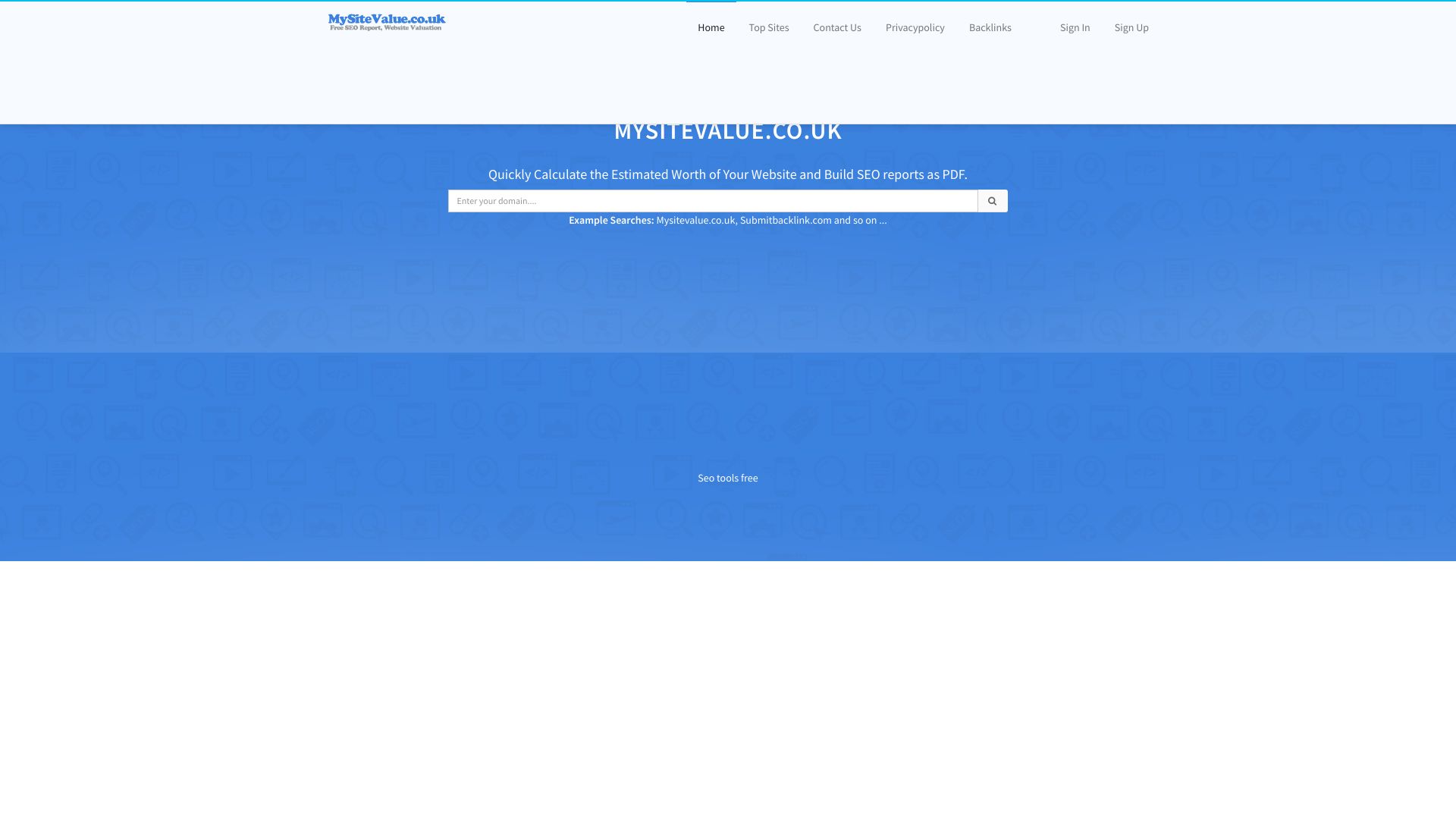 mysitevalue.submitbacklink.com