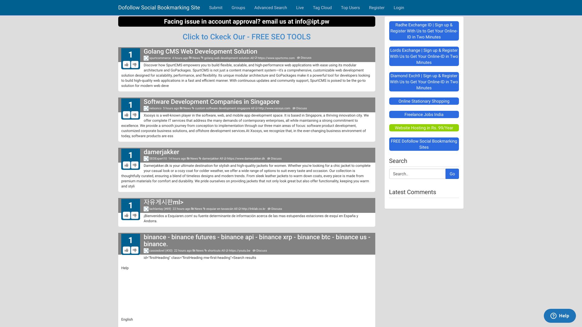 spiders.bookmarking.site