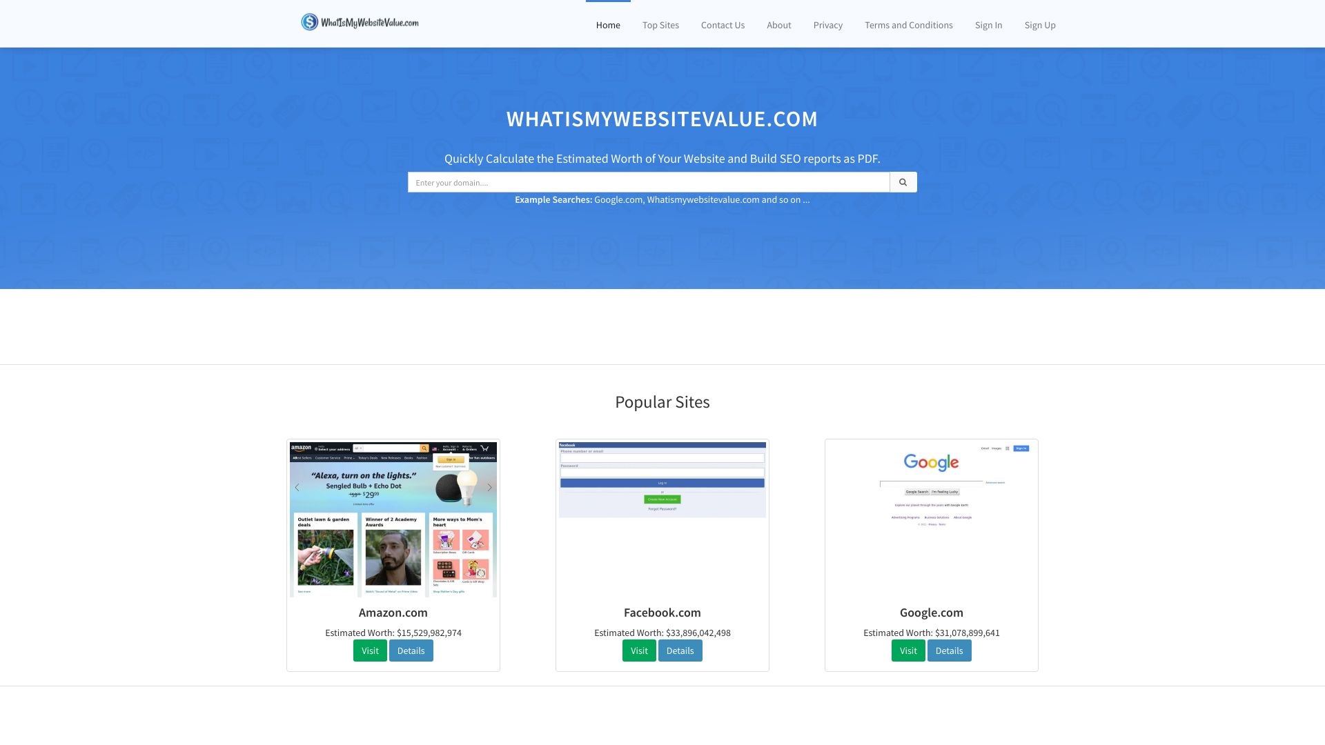 whatismywebsitevalue.com