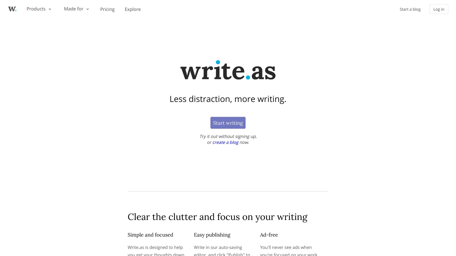 write.as
